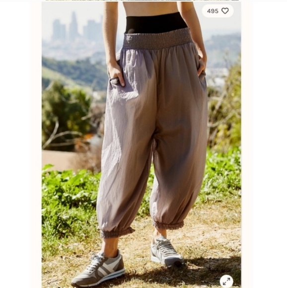 NWT Free People Sashay My Way Solid Jogger Pants - Picture 7 of 12